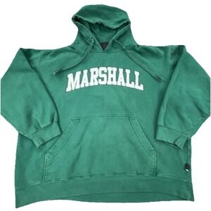 Vintage Marshall Thundering Herd Hoodie Men Large Sweatshirt Sweater Y2K A37 *